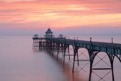 Clevedon pier sunset