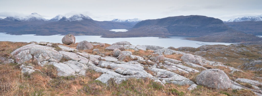Loch Damh across Upper Loch Torridon
