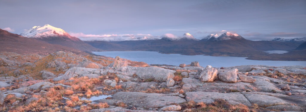 Upper Loch Torridon, Loch Damh and the Ben Damh Forest