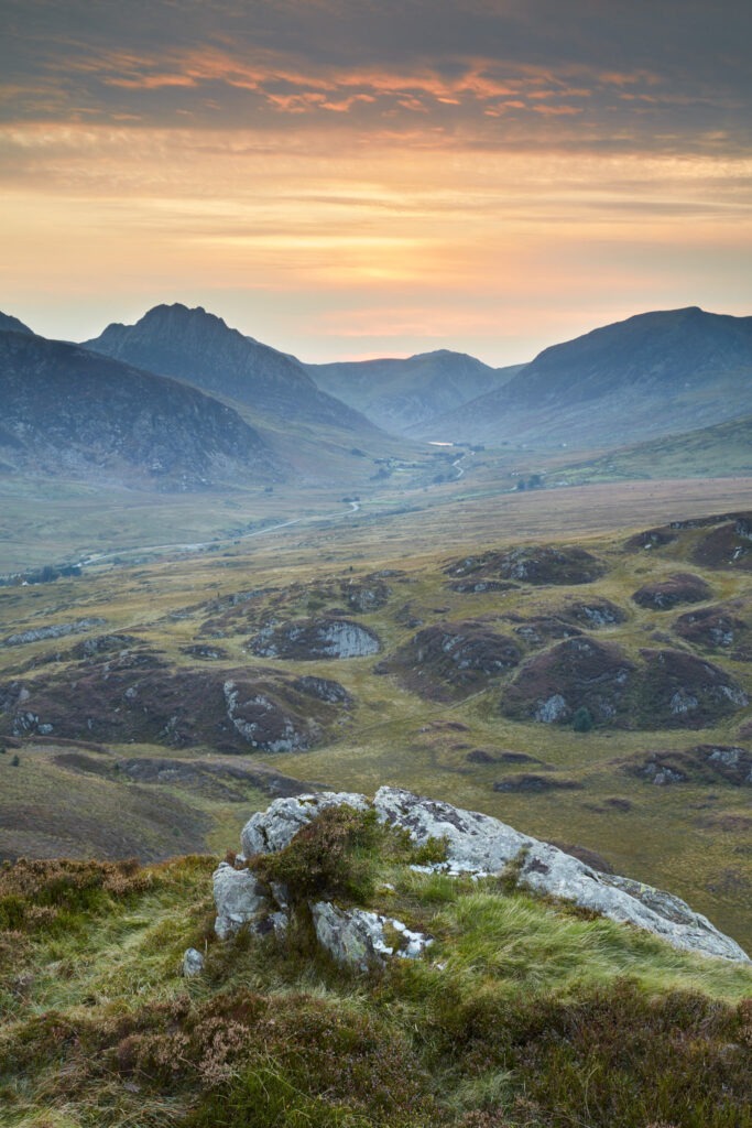 Ogwen valley sunset