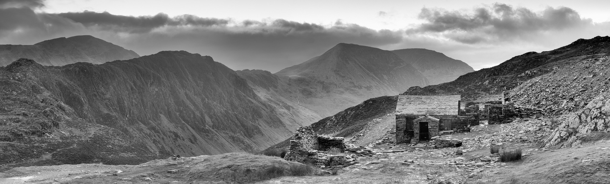 Dubs hut and Hay Stacks